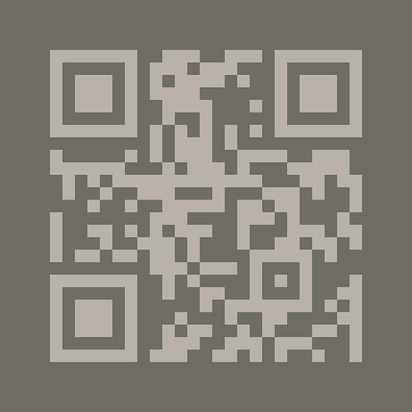 QR code in pale gray on a darker gray background