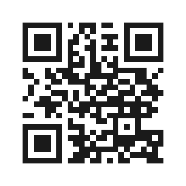 Coarse QR code with 25 modules across, storing a short address